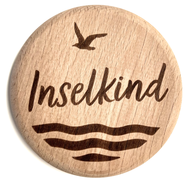 Glasdeckel "Inselkind"
