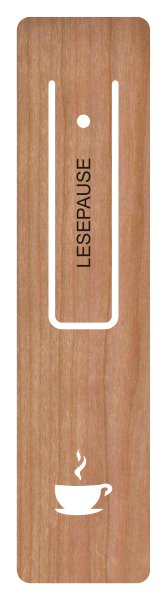Lesezeichen "Lesepause"