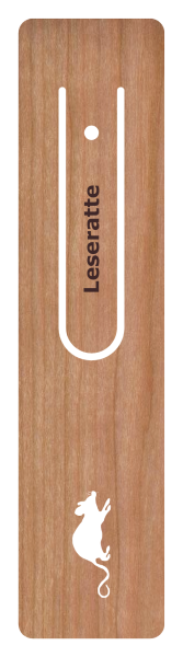 Lesezeichen "Leseratte"