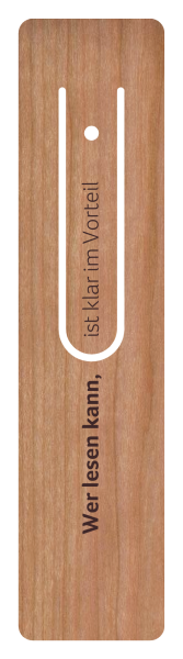 Lesezeichen "Vorteil"