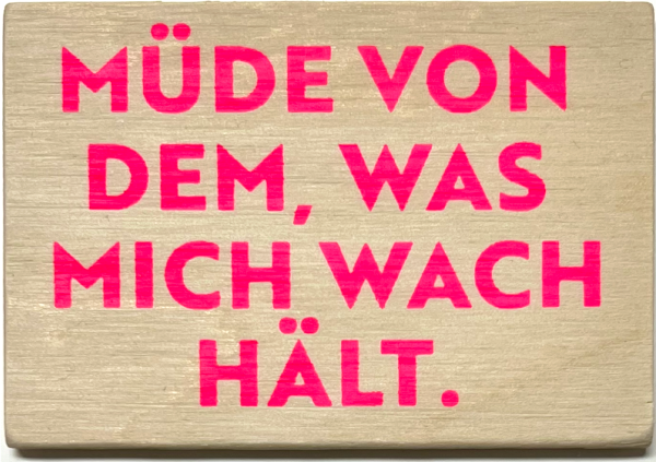 Magnet "Müde"