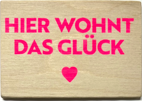 Magnet "Wohnt"