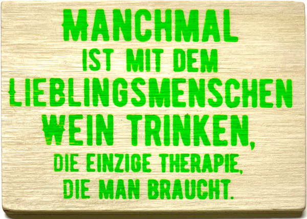 Magnet "Manchmal"