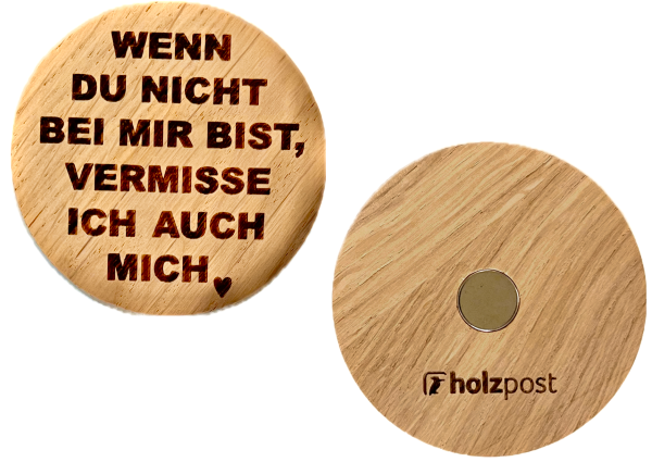 Magnet "Vermisse"