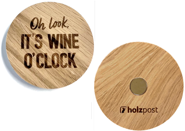 Magnet "Wine o'clock"