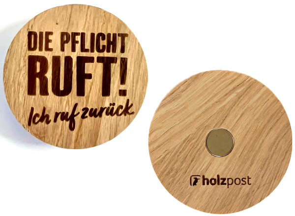 Magnet "Pflicht"