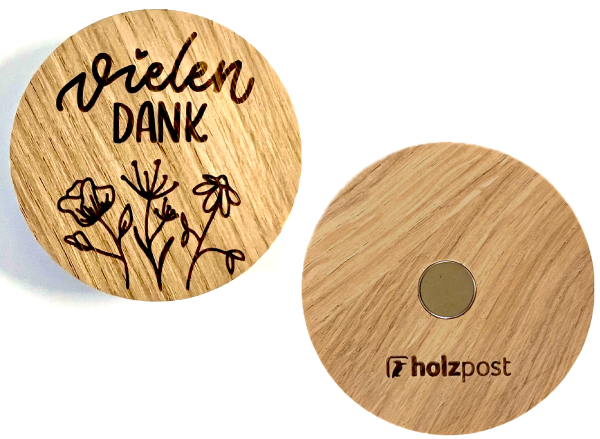 Magnet "Vielen Dank"