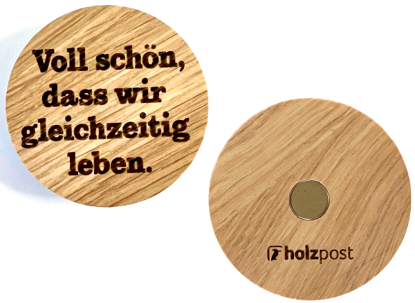 Magnet "Gleichzeitig"