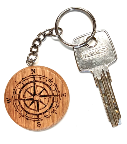 Schlüsselanhänger "Kompass"