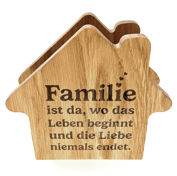 Servietten Haus "Familie"
