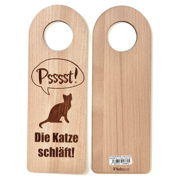 Door hanger "Katze"