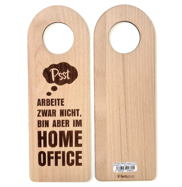 Door hanger "Homeoffice"