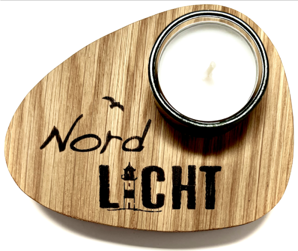 Teelicht "Nordlicht"