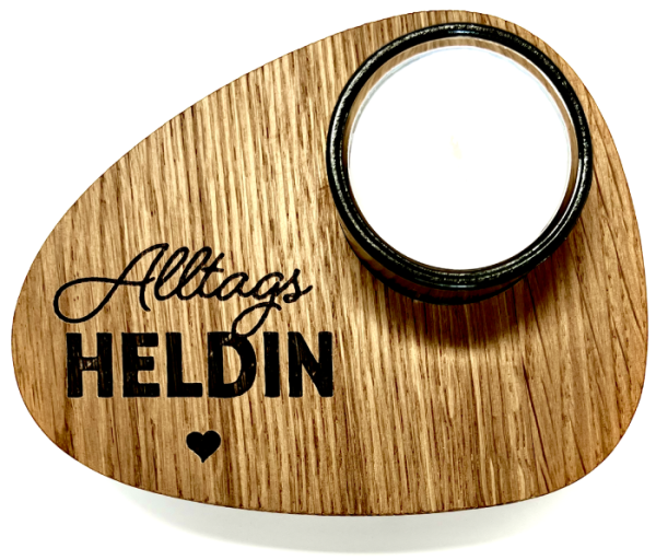 Teelicht "Heldin"