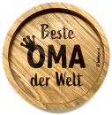 Oak Coaster “Beste OMA der Welt”