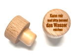 Flaschenkorken "Wasser reichen"