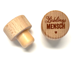Flaschenkorken "Lieblingsmensch"