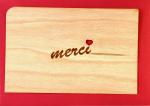 greeting card "Merci"
