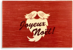 Klappkarte "Joyeux Noël" mit Umschlag