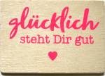 Magnet "Glücklich"